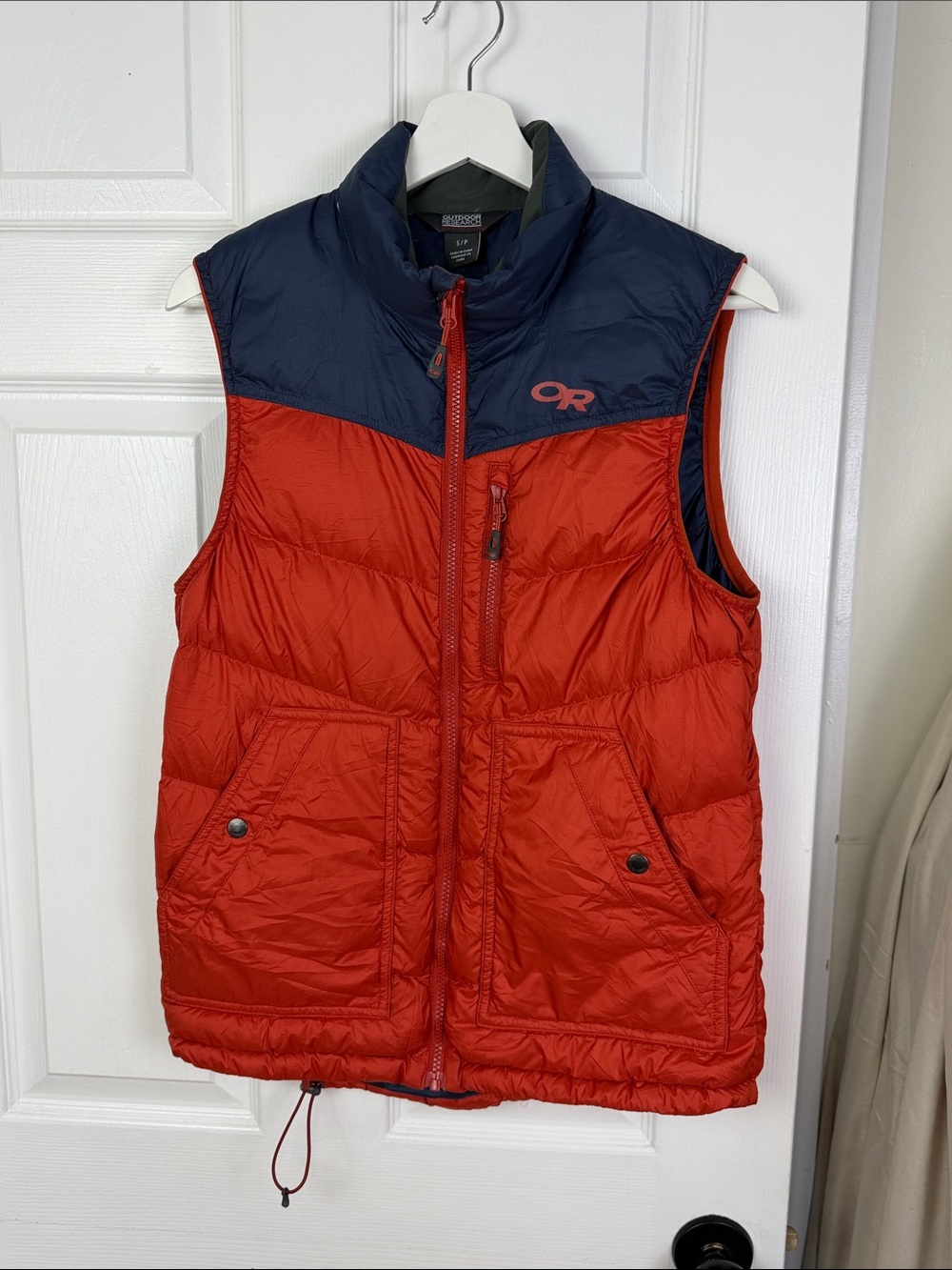 Outdoor Research men’s transcendent down filled puffer vest